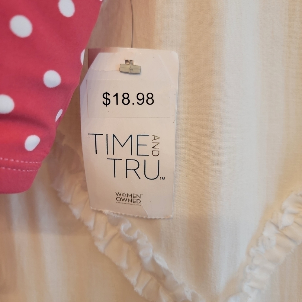 Time and Tru Polka Dot Bikini Top Size S - Picture 6 of 6